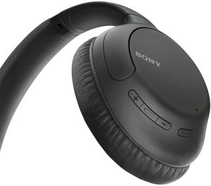Sony WH-CH710N Casque sans fil à réduction de bruit avec micro pour appels téléphoniques, 35 heures d'autonomie, fonction Charge rapide, compatible assistants vocaux, Noir