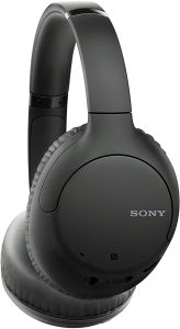 Sony WH-CH710N Casque sans fil à réduction de bruit avec micro pour appels téléphoniques, 35 heures d'autonomie, fonction Charge rapide, compatible assistants vocaux, Noir